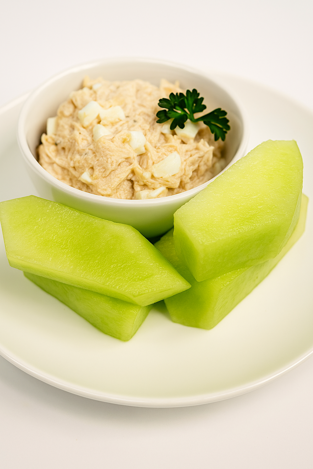 Tuna Salad with Honeydew