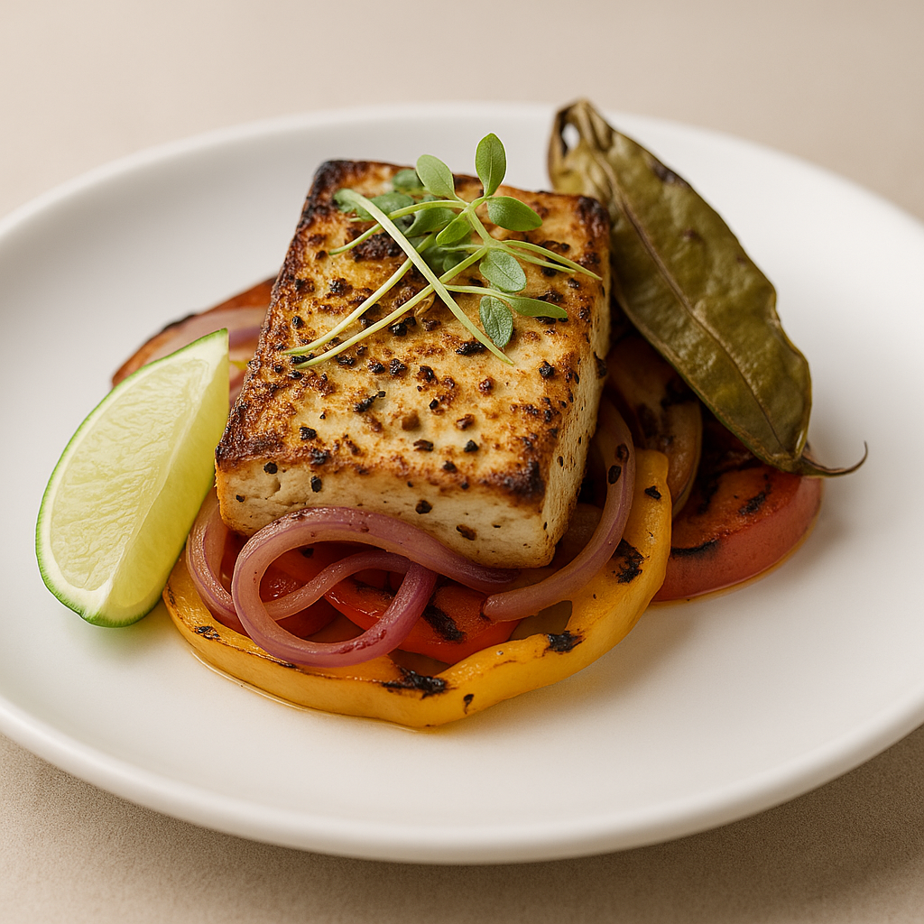 Vegetarian Blackened Tofu