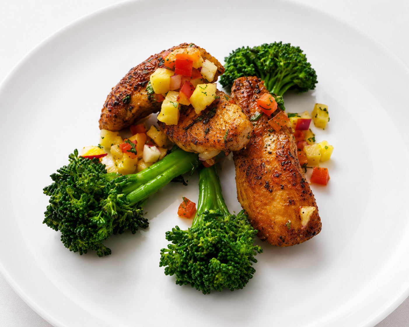 Cilantro Lime Chicken with Peach Salsa (SIG)