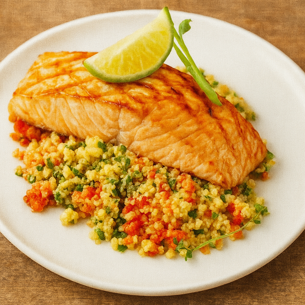 Grilled Salmon w/ Southwest Quinoa (FD)