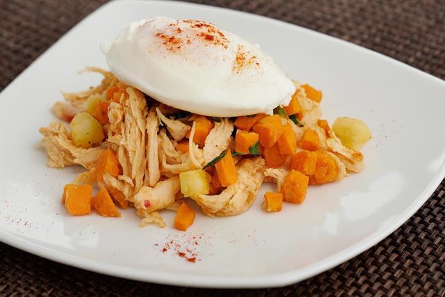 Chicken and Sweet Potato Hash