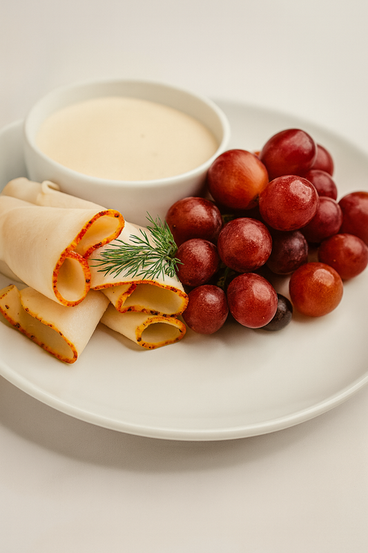 Roasted Turkey with Chipotle Ranch and Grapes
