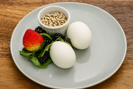 Hard Boiled Egg Snack