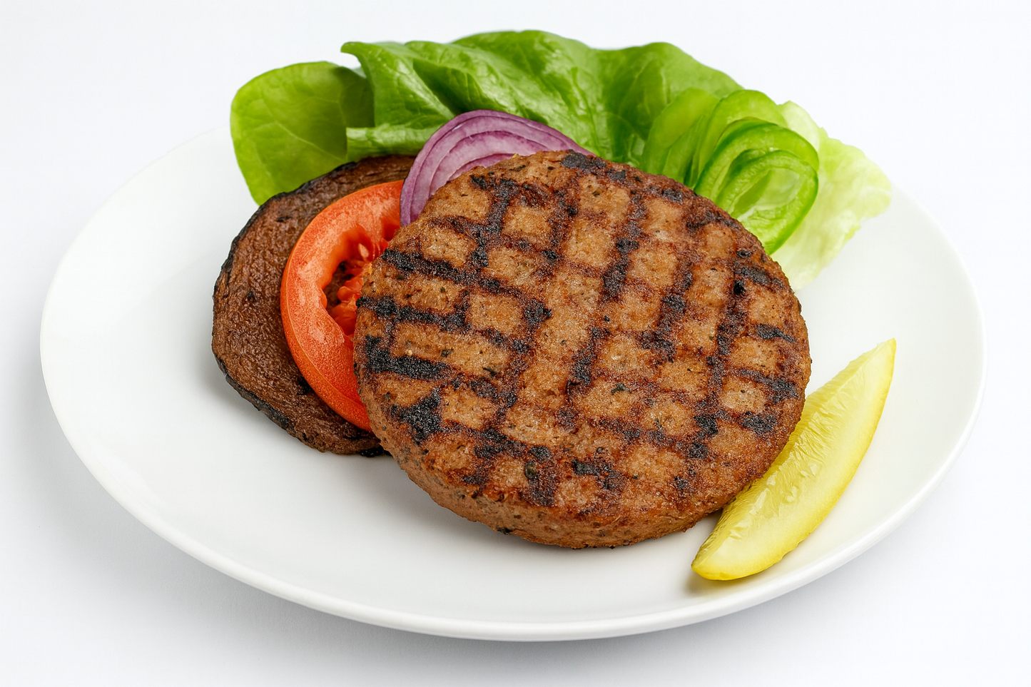Vegetarian Portobello Impossible Burger