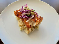 Adobo Cod w/ Cucumber Salad (FB)