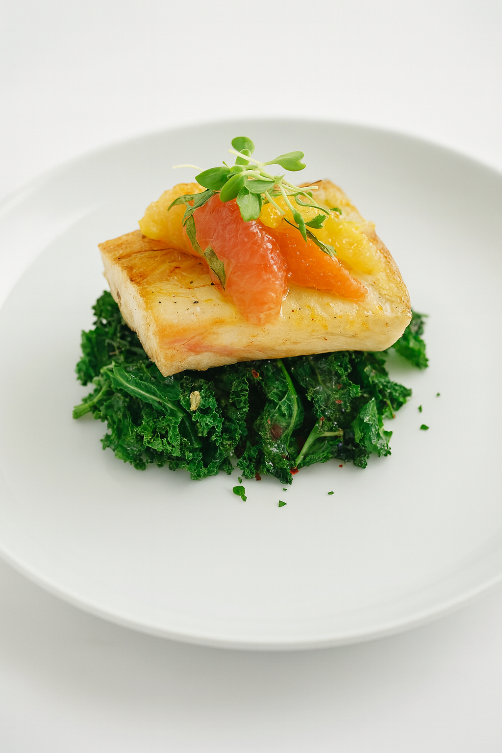 Mahi Mahi w/ Braised Greens (FB)