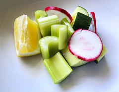 Cucumber, Celery and Radish (FB)