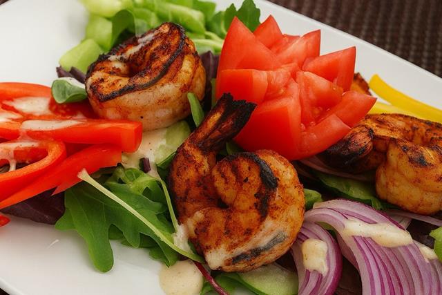Grilled Shrimp Salad (IF)