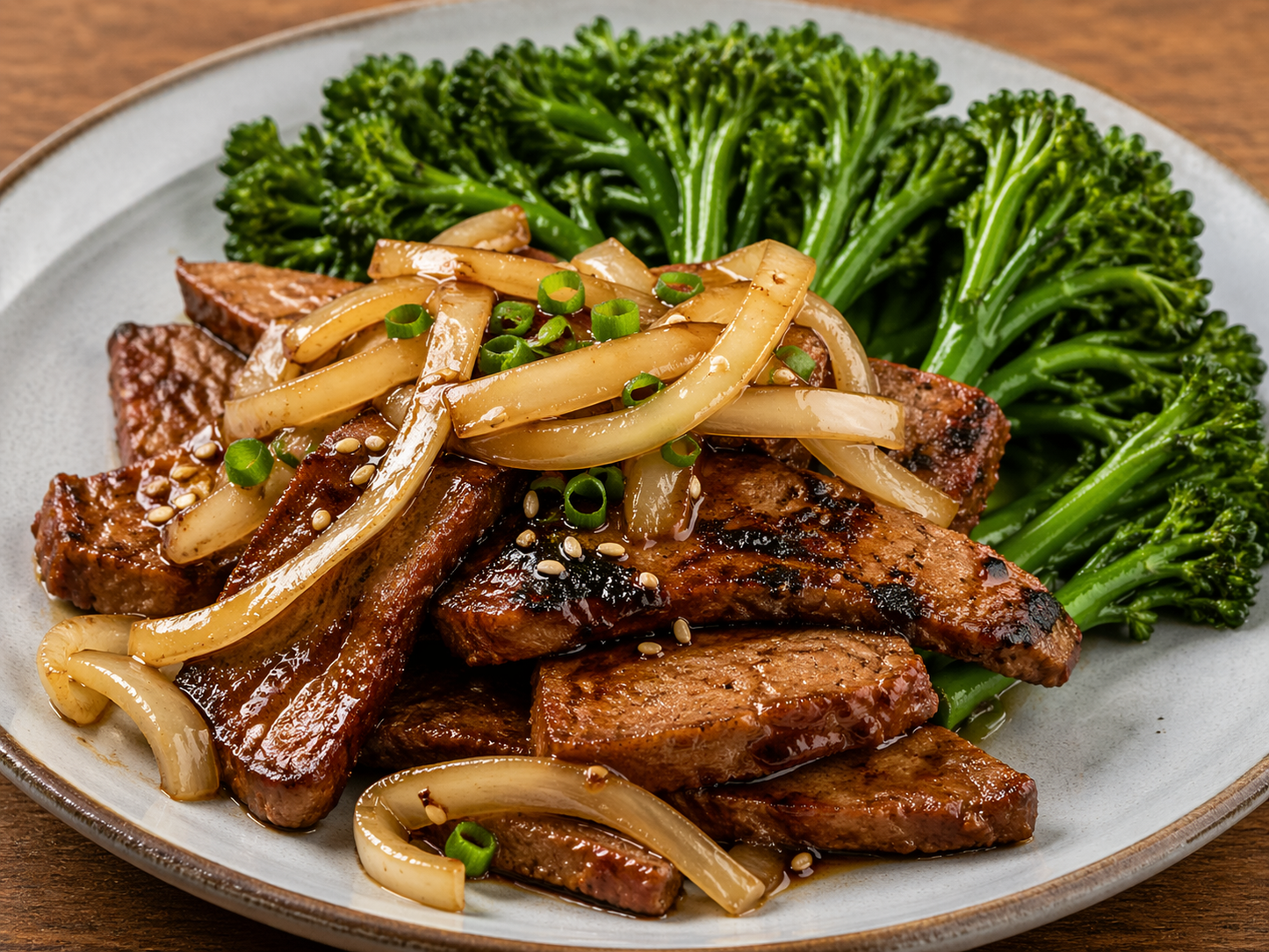 Vegetarian Asian Soy Steak