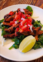 Vegetarian Chili Spiced Soy Steak