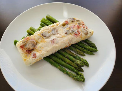 Mushroom and Tomato Omelet (FB)