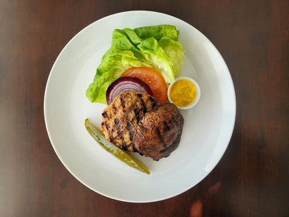 Portobello Mushroom Turkey Burger (FB)