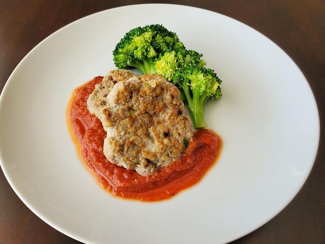 Romesco Chicken Patties