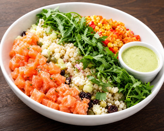 Salmon and Arugula Chopped Salad (IF)