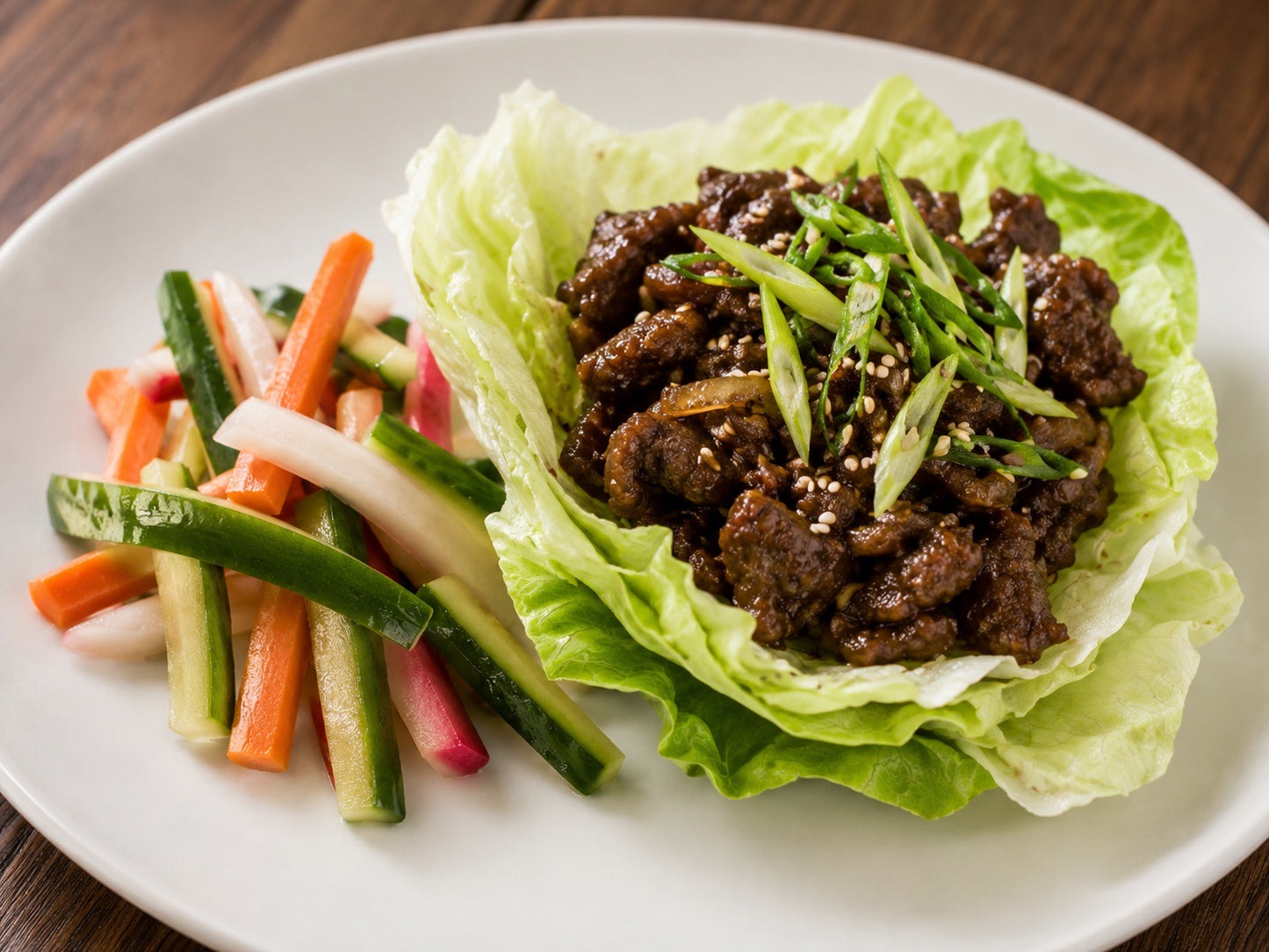 Beef Bulgogi Lettuce Wraps (IF)