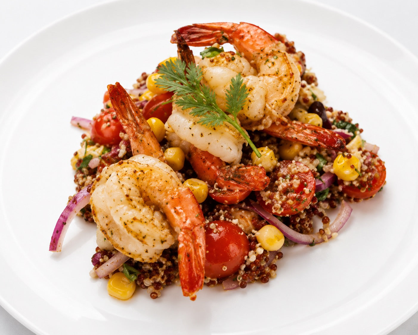 Cilantro Lemon Quinoa with Shrimp (SIG)
