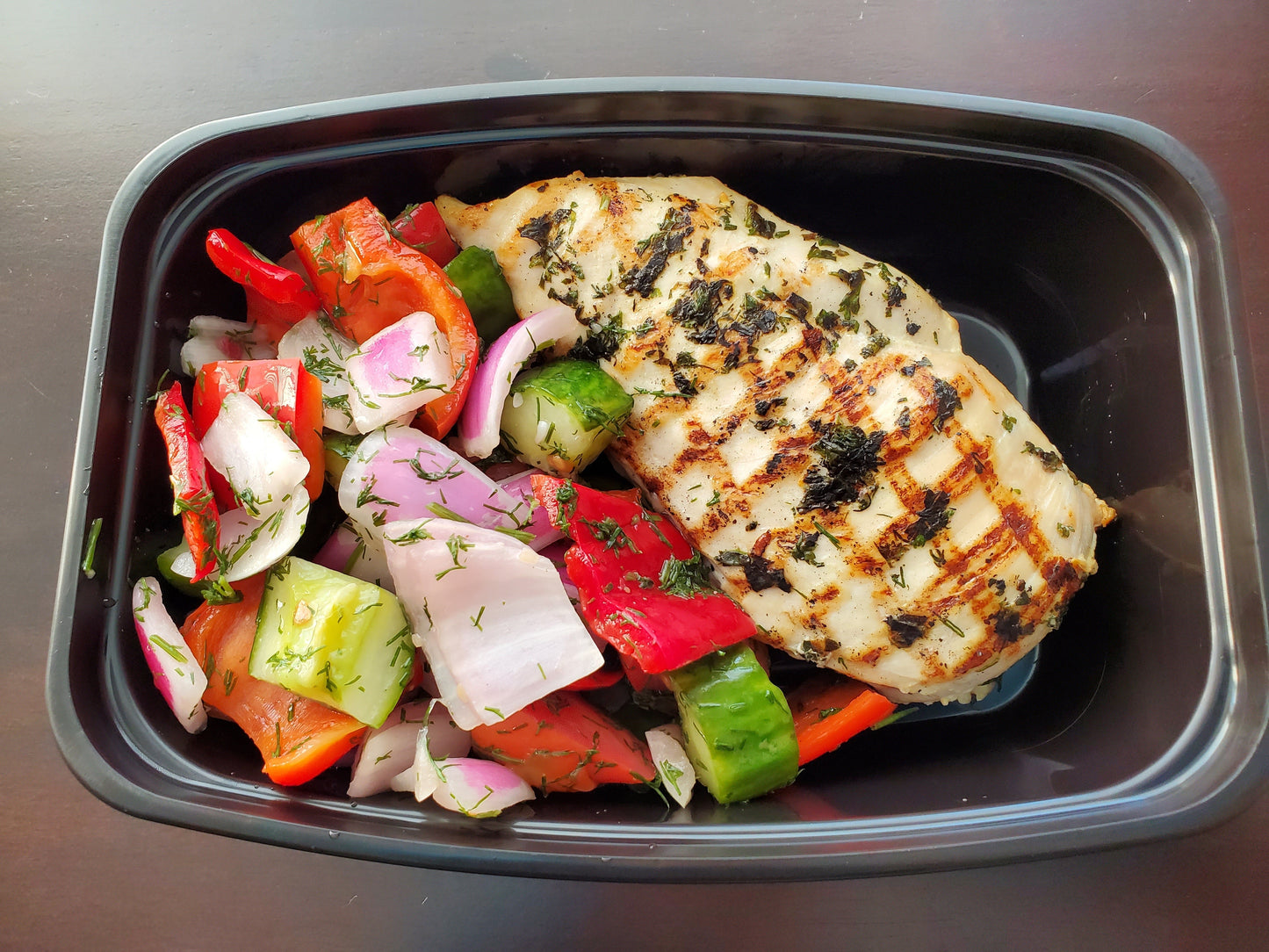 Herb Chicken w/ Greek Vegetables (FB)