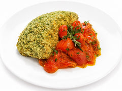 Herb Crusted Salmon with Tomato Compote (IF)